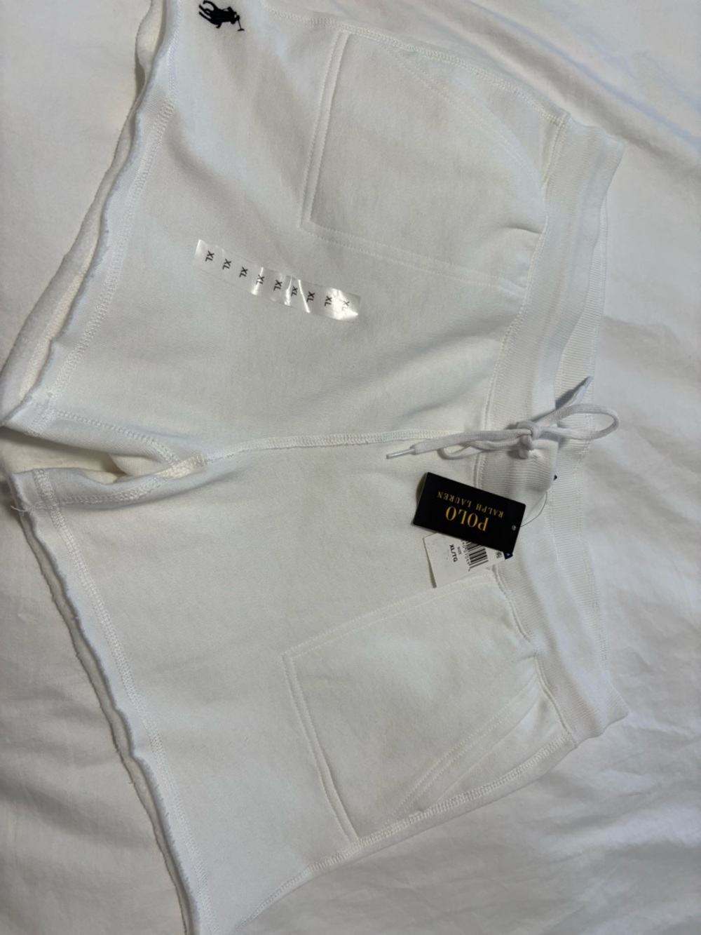 Polo Ralph Lauren women’s White Polo Logo Lounge Shorts